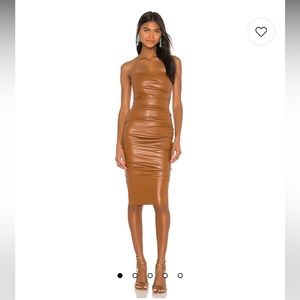 Posse x REVOLVE Faux Leather Midi Dress in Brown
Nookie
Size S